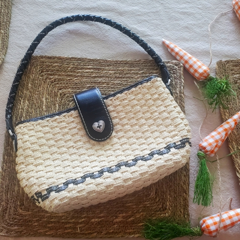 Authentic vintage Brighton woven shoulder bag